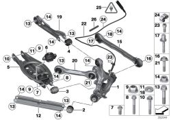 Kit réparation bras suspension longitud Value Parts