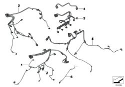 wiring harness, engine trans. module 