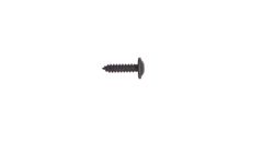 Oval-head self-tapping screw, black B3.9x16