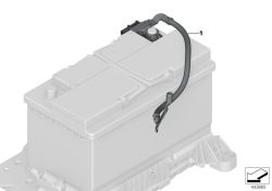 Cable de batería negativo IBSBMW X3 G01 104716120 (61216821206) (61216821206)