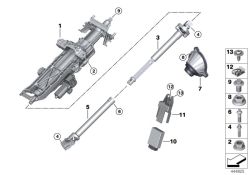 BMW original Arbol de direccion inf. X1 E84 (32306862031) (32306862031)