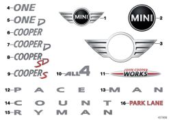 Original BMW Schriftzug COUNT (51149811767)