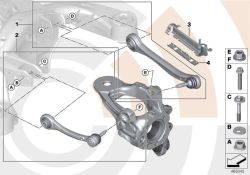 Kit de réparation bras de guidage gauch Value Parts