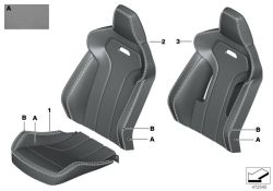 Sports seat cover leather Individual