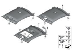 bracket for sliding lifting roof frame 