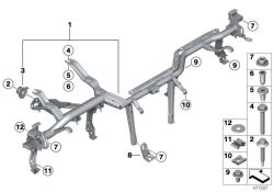 Original BMW Holder for tunnel support right  (51459227018)