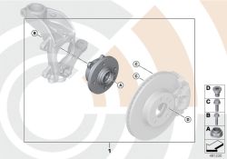 Kit réparation roulement de roue avant Value Parts
