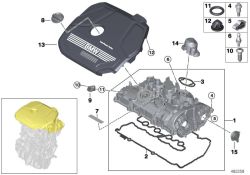 Original BMW Motorabdeckung  (11148656447)