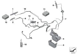 Cilindro idraulico modulo posteriore dx  (54377183320)
