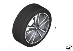 RDCi wheel&tire, wntr Orbitgrey polished 225/45R19 96V