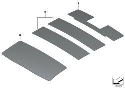 SOUND INSULATING ROOF REAR 