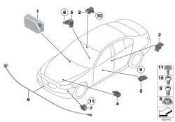 Boîtier électron. airbag d`origine BMW  (65779266329)