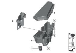 BMW original caja de la unidad de mando 4er F36 (12908509722) (12908509722)