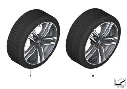 TPM wheel&tire winter orbit grey 245/40R19 98V