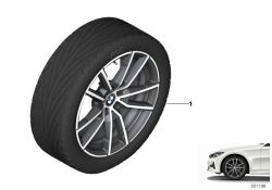 RDC juego ruedas comp. verano OrbitgreyBMW 4er  F36 225/45R18 95Y (36112471380) (36112471380)