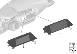 Central Information Display 10.25" LHD