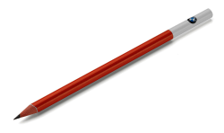 Original BMW pencil, orange/white (80242467642)